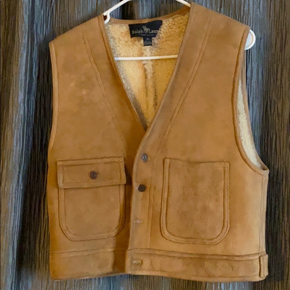 Vintage suede women’s vest